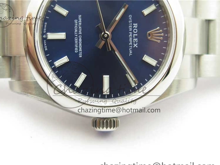 MiroTime 0224 Efficient Oyster Perpetual 31mm 277200 EWF Best Edition Blue Dial on SS Bracelet 6T 2771